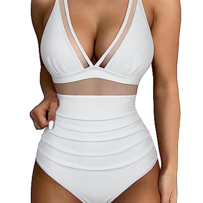 One piece hollow swimsuit
