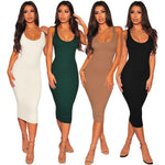 Maxi Thread stitching Sundress - runwayfashionista.com