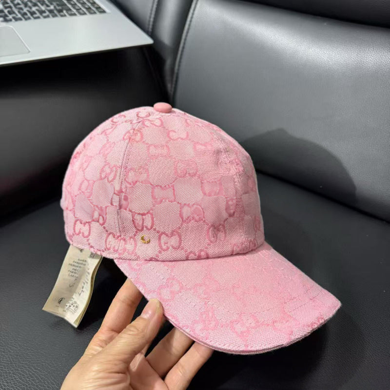 Jacquard letter baseball cap
