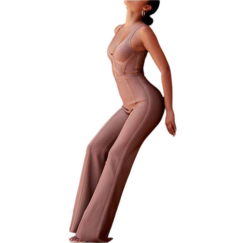 Bandage Jumpsuits Sleeveless