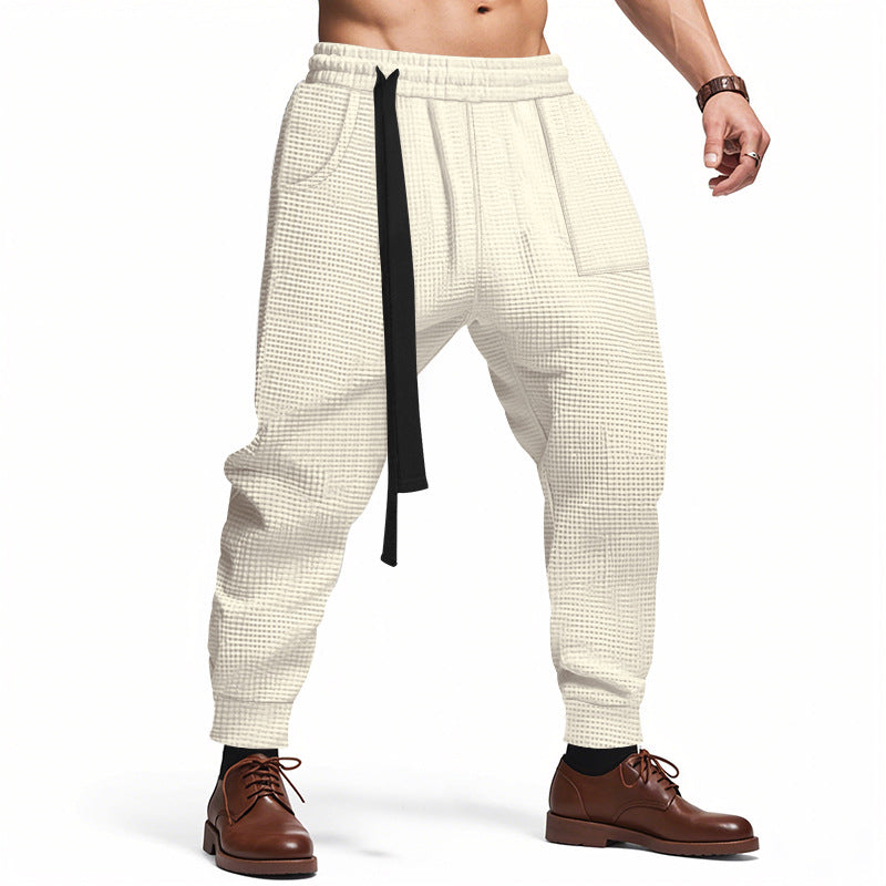 Hip Hop Streetwear Track Pants - white