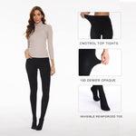 2 Pack Women's Fleece Lined Pantyhose