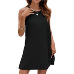 Eyelet sleeveless mini dress - runwayfashionista.com