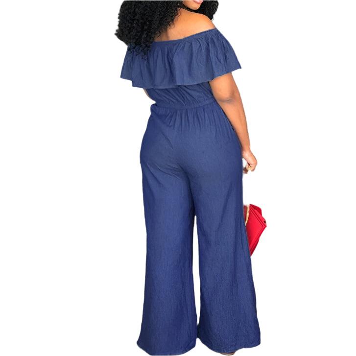 Ruffles wide leg jumpsuit -runwayfashionista.com