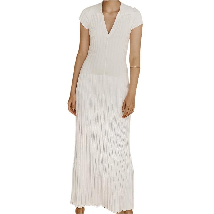 Knitted Pit Stripe Maxi Dress - runwayfashionista.com