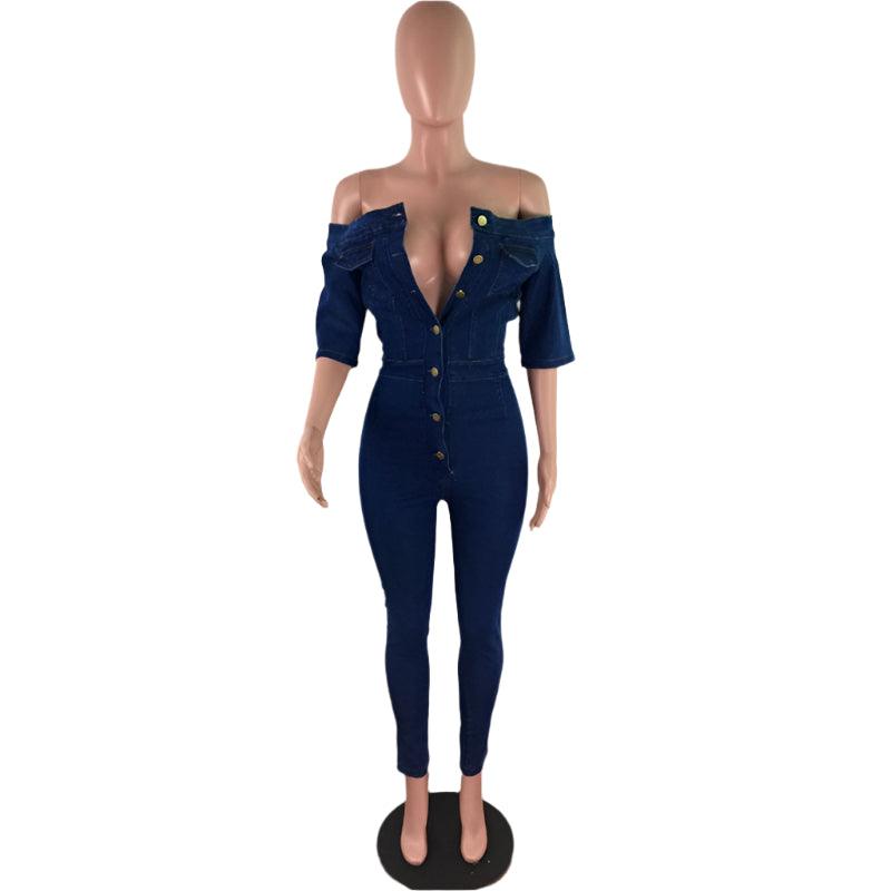 Spaghetti strap bodycon jumpsuit - runwayfashionista.com