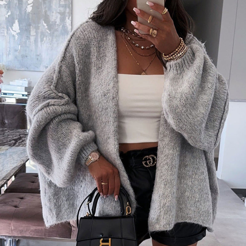 The Must-Have V-Neck Knitted Jacket