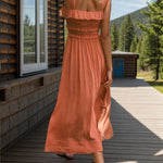 French women's dress for beach leisure vacation - runwayfashionista.com