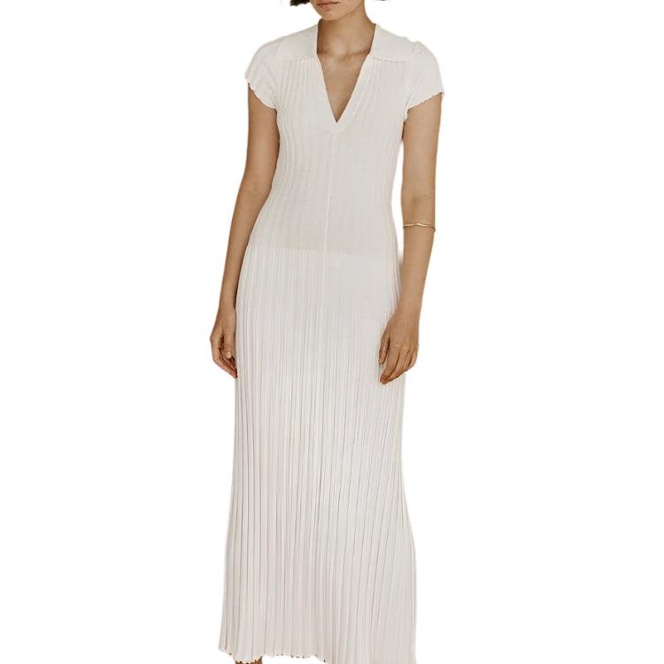 Knitted Pit Stripe Maxi Dress - runwayfashionista.com