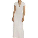 Knitted Pit Stripe Maxi Dress - runwayfashionista.com