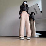 Loose and Slim Casual Straight Leg Pants