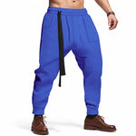 Hip Hop Streetwear Track Pants - blue