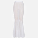 Mesh See-through Maxi Skirt