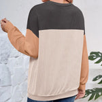 Round Neck Long Sleeve Sweatshirt - Runwayfashionista.com