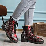 Round Toe Thick Heeled Boots