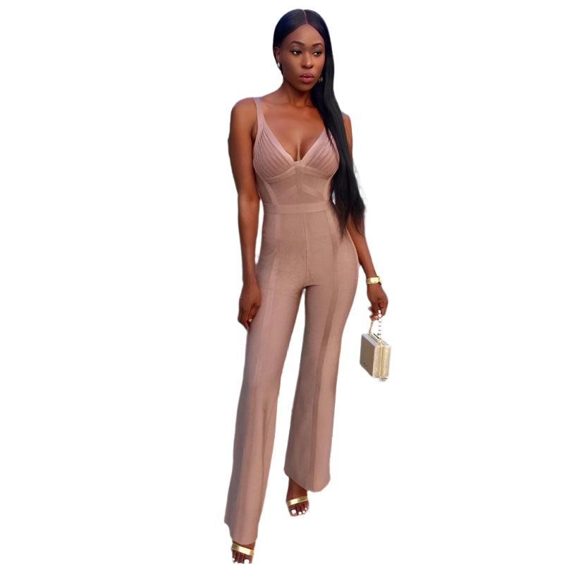 Bandage Jumpsuits Sleeveless