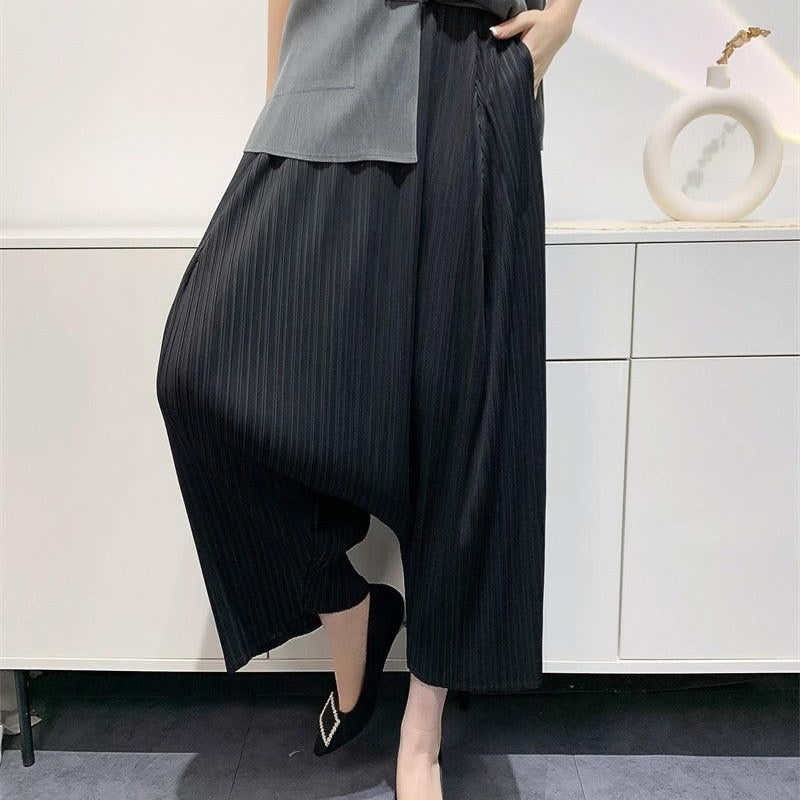 Wrinkled Harem Pants