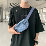 Chic Checkered Nylon Crossbody Bag - runwayfashionista.com