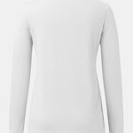 Scoop Neck Long Sleeve T-Shirt -Runwayfashionistta.com