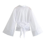 Vintage Elegant Luxury Blouses: Timeless Sophistication for the Modern Woman - white