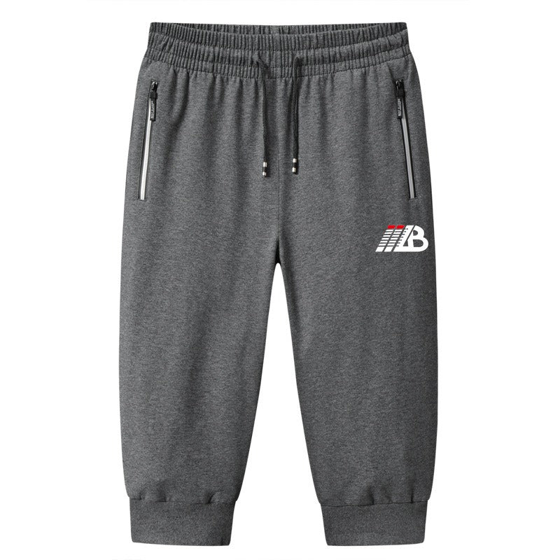 Loose 7/4 Middle Casual High-Waist Shorts