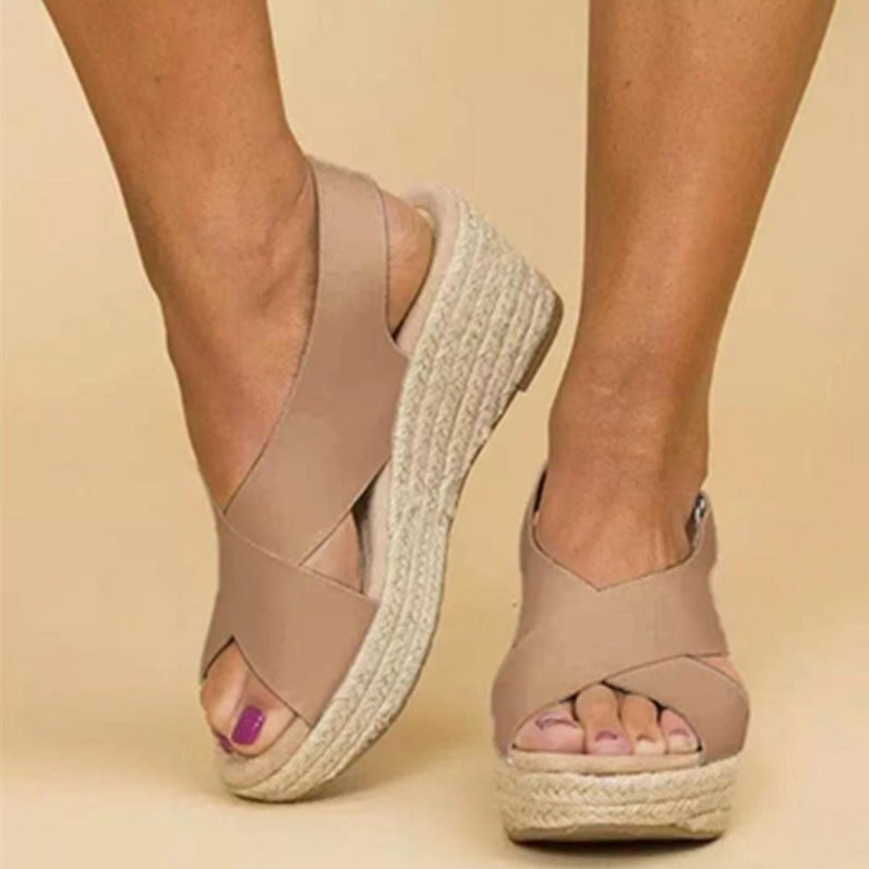 Large Size Hemp Rope Sandals - runwayfashionista.com