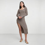 Slim Filt Long Dress