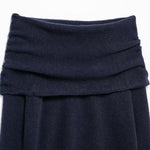 Off Shoulder Straight Flat Knit Sweater