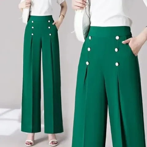 Chic High-Waisted Wide-Leg Pants
