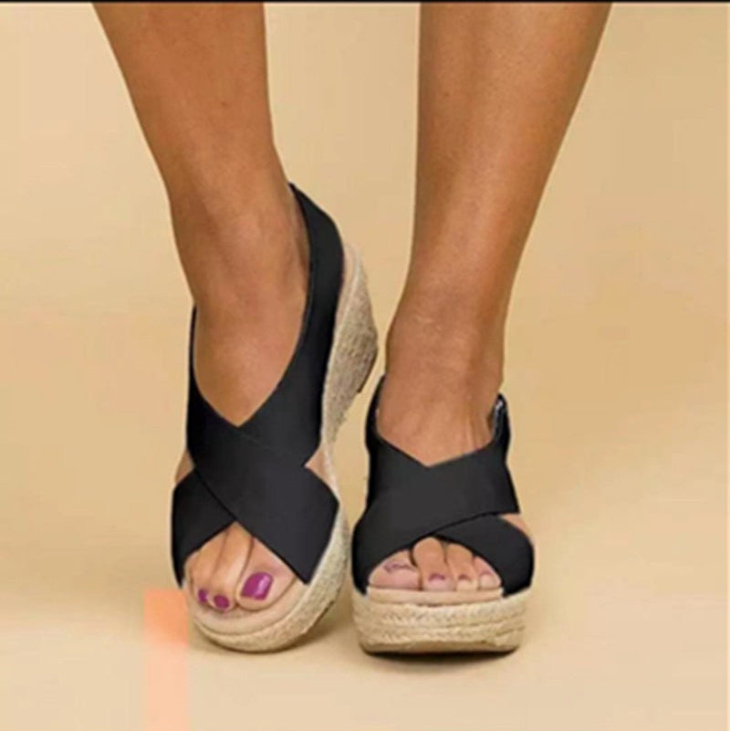 Large Size Hemp Rope Sandals - runwayfashionista.com