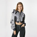 Color Blocked Baseball Jacket