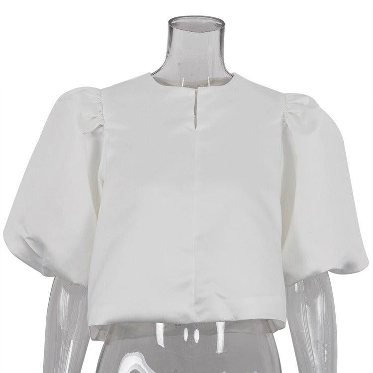 Satin Short Shirt