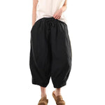 Tied Harem Pants: Edgy Linen Style