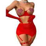 Hollow Splicing Underwear Set
