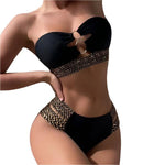 High waisted european style bikini