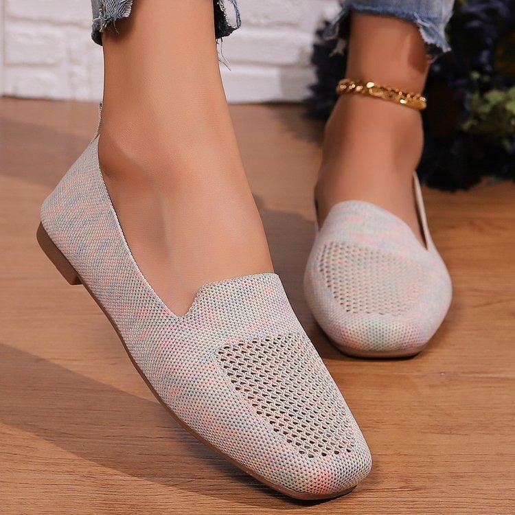 Large Round Toe Flat Sole Single Shoes - runwayfashionista.com