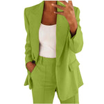 Chic Blazer and Straight-Leg Pant Set