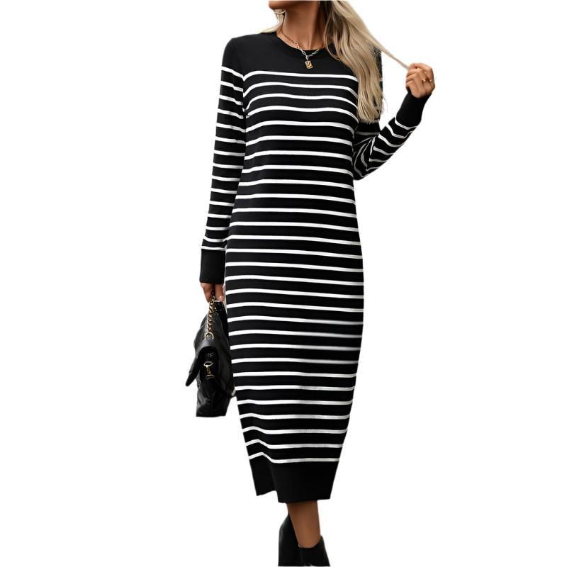 Fashionable Striped Dress