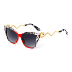 Retro Snake Temple Sun Glasses