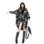 Bat Sleeve Mid Length Cardigan