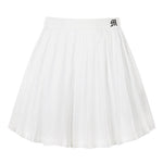 Letter Print High Waisted Short Skirt - runwayfashionista.com