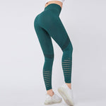 High waisted mesh yoga elastic tight leggings - runwayfashionista.com