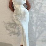 SleevelessCorset Maxi Dress