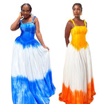 This strapless beach dress offers effortless style with a loose fit, perfect for making a bold statement by the shore.