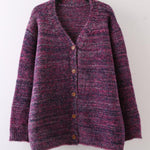 Loose and Lazy V-Neck Knitted Cardigan