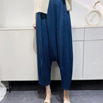 Wrinkled Harem Pants