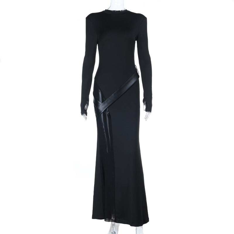 The Power Shoulder Midi Dress