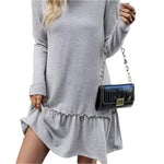 Turtleneck long sleeve dress -runwayfashionista.com