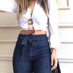 Vintage Ladies Bell Bottom Jeans - runwayfashionista.com
