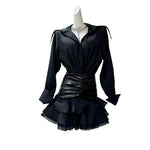 High Waist Elegant Mini Dress
